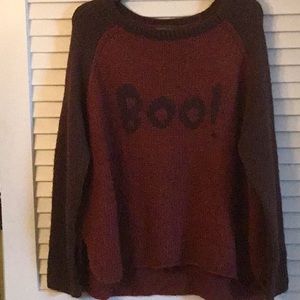 Boo! Wooden Ships Sweater
